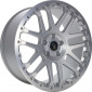 8x18 ET40 - LK5/127 ML71.6 Etabeta Combat CV silver matt lip + cap polished