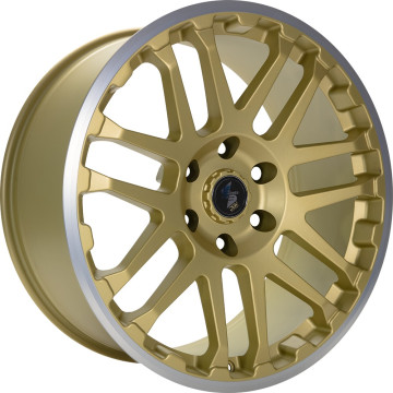 8x18 ET45 - LK6/139.7 ML93.1 Etabeta Combat gold matt lip polished