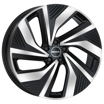 8x20 ET45 - LK5/108 ML72 Mak Electra black mirror