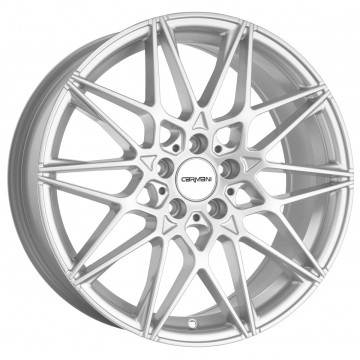 8x19 ET35 - LK5/120 ML72.6 Carmani 18 Knut white silver