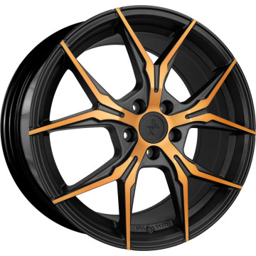 8.5x19 ET30 - LK5/112 ML72.6 Keskin KT19N Angel matt black front copper
