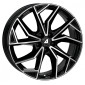 9x20 ET38.5 - LK5/108 ML70.1 Alutec ADX.02 diamant-schwarz frontpoliert