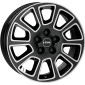 6.5x16 ET60 - LK5/160 ML65.1 Rial Transporter 2 diamant-schwarz frontpoliert