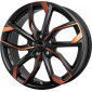 8x18 ET40 - LK5/112 ML57.1 RC-Design RC34 black orange matt