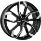 7x18 ET55 - LK5/114.3 ML56.1 RC-Design RC34 schwarz front-poliert