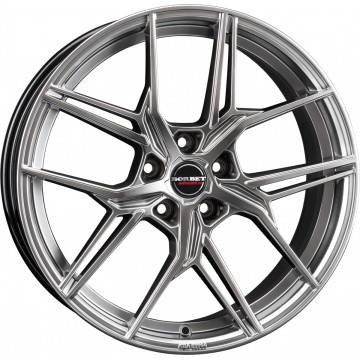8x19 ET40 - LK5/112 ML66.5 Borbet QX hyper black silver