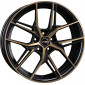 8x19 ET50 - LK5/112 ML57.1 Borbet QX black bronze matt