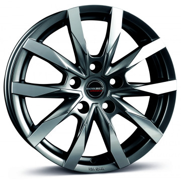 6.5x16 ET60 - LK5/160 ML65.1 Borbet CW5 mistral anthracite glossy polished