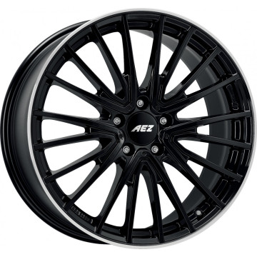 7.5x18 ET53 - LK5/112 ML66.6 AEZ Berlin black/polished lip
