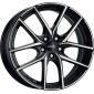 7.5x18 ET46 - LK5/112 ML57.1 Dezent TO black/polished