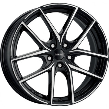 8x18 ET44 - LK5/112 ML57.1 Dezent TO black/polished