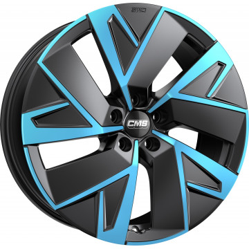 7.5x19 ET50 - LK5/112 ML57.1 CMS C32-Aero diamond black blue
