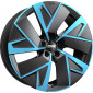 7.5x19 ET50 - LK5/112 ML57.1 CMS C32-Aero diamond black blue