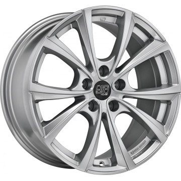9.5x20 ET45 - LK5/114.3 ML64.12 MSW MSW 27 T full silver
