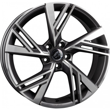 8.5x19 ET45 - LK5/112 ML66.6 Damina Performance DM14 anthrazit polished
