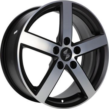 7.5x17 ET30 - LK5/112 ML66.6 Diewe Eros black matt full polished