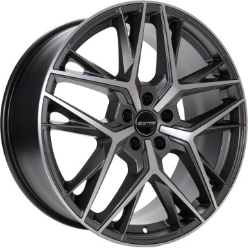 9x19 ET35 - LK5/112 ML66.6 GMP Lunica anthracite matt diamond
