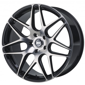 9x21 ET33 - LK5/112 ML72.6 RH Alurad RB11 schwarz voll poliert