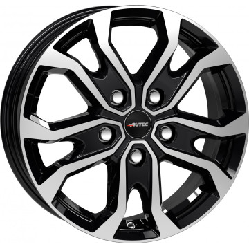6.5x16 ET66 - LK5/130 ML89 Autec Typ KS - Kiso schwarz poliert