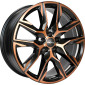 8.5x20 ET52 - LK5/112 ML66.5 Ronal R71 jetblack-copper matt