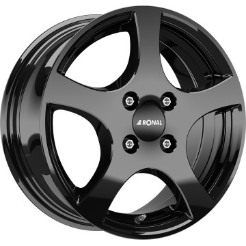 6x14 ET30 - LK4/100 ML57 Ronal CA2 jetblack