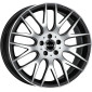 10x21 ET22 - LK5/112 ML66.6 Mak Arrow black mirror
