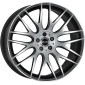 11x21 ET55 - LK5/112 ML66.6 Mak Arrow-D black mirror