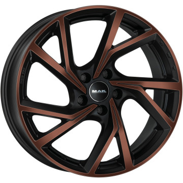 8x19 ET40 - LK5/112 ML76 Mak Kassel black & bronze