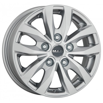 6.5x15 ET55 - LK5/118 ML71.1 Mak Load 5 silver