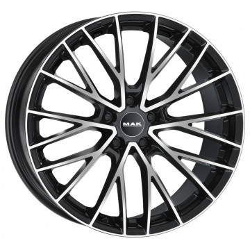 10x21 ET40 - LK5/114.3 ML76 Mak Speciale-D black mirror