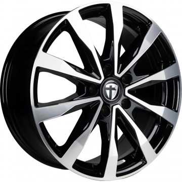7.5x18 ET53 - LK5/120 ML65.1 Tomason TN28 black polished