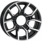6x15 ET5 - LK5/139.7 ML108.1 Proline PXJ black polished