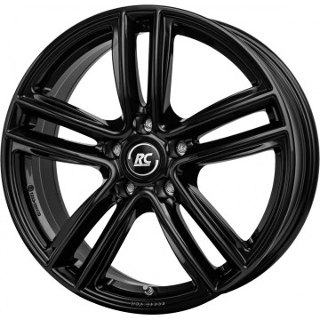 6.5x16 ET43 - LK5/112 ML57.1 RC-Design RC27 schwarz lackiert