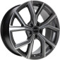 7x17 ET35 - LK5/100 ML57.1 GMP Mentor anthracite matt diamond