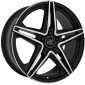 8x18 ET45 - LK5/112 ML73.1 MSW MSW 31 gloss black full polished