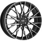 7.5x18 ET45 - LK4/108 ML63.4 Dotz Fuji black/polished