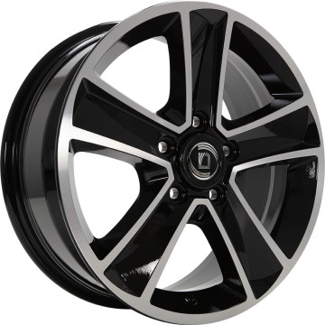 7x16 ET50 - LK5/160 ML65.1 Diewe Mammut nero machined