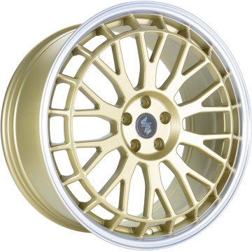 9x21 ET40 - LK5/112 ML66.5 Etabeta Unit gold matt lip polished