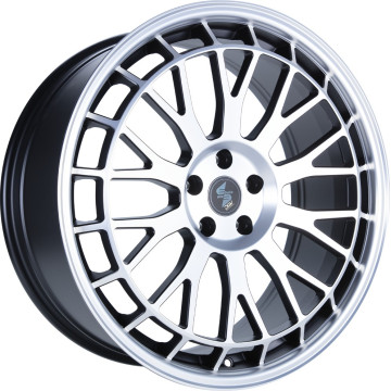 9.5x21 ET50 - LK5/112 ML66.5 Etabeta Unit black matt full polished