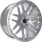 7x17 ET60 - LK5/130 ML89.1 Etabeta Combat CV silver