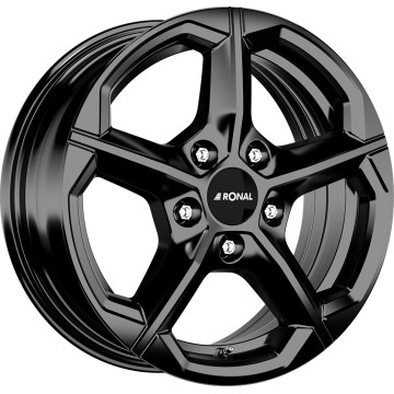 6x16 ET68 - LK5/130 ML78.1 Ronal CA1 jetblack