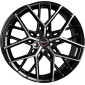 8x20 ET40 - LK5/114.3 ML72.5 Borbet BY black polished glossy