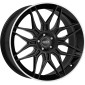 9x20 ET33 - LK5/112 ML66.6 Dotz Longbeach black/polished lip