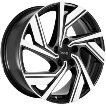 8x18 ET35 - LK5/112 ML66.6 Avus Racing AC-521 black polished