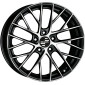 11.5x21 ET67 - LK5/130 ML71.6 Mak Monaco black mirror