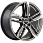 8x18 ET29 - LK5/112 ML66.5 Fondmetal Hexis glossy titanium machined