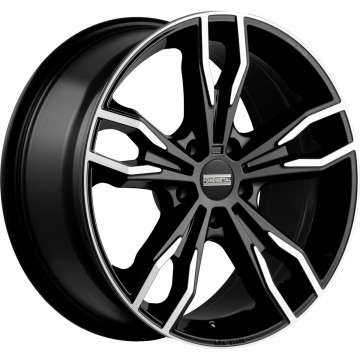 8.5x20 ET35 - LK5/108 ML75 Fondmetal Alke glossy black machined