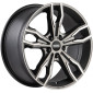 9.5x20 ET43 - LK5/112 ML66.5 Fondmetal Alke matt titanium machined