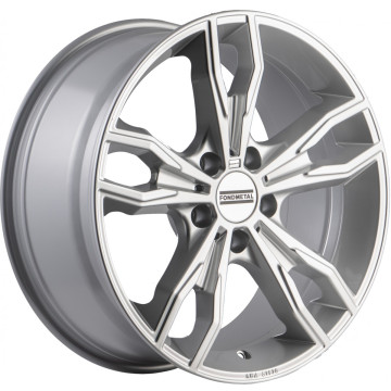 8x19 ET45 - LK5/120 ML72.5 Fondmetal Alke glossy silver