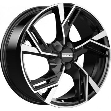 10x22 ET31 - LK5/112 ML66.5 Fondmetal Atena glossy black machined